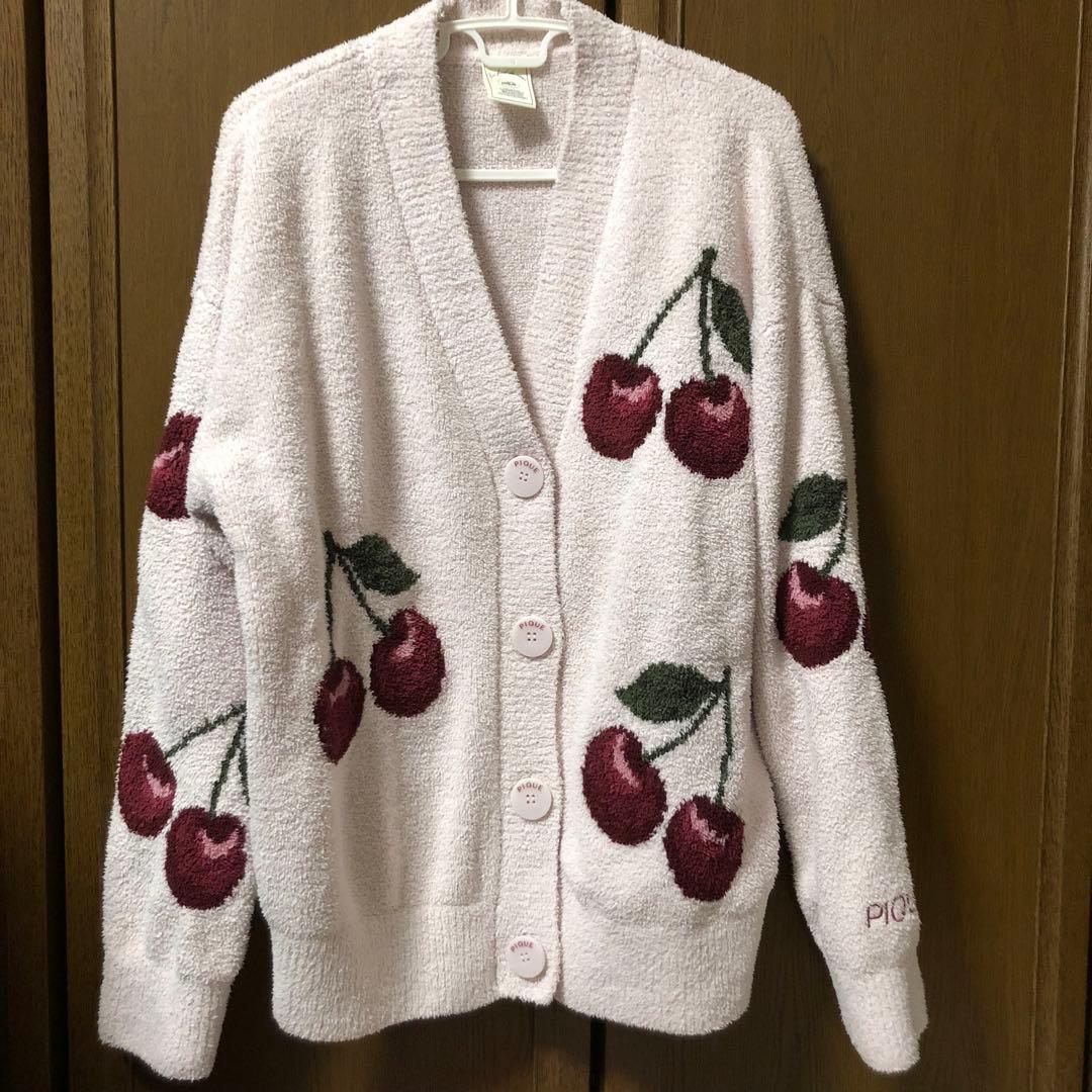 gelato pique ジェラートピケ チェリージャガードカーディガン - メルカリ
