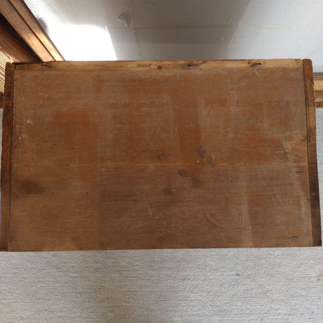 木製ラック 12段 引き出し付き カルテ棚 収納 アンティーク ビンテージ