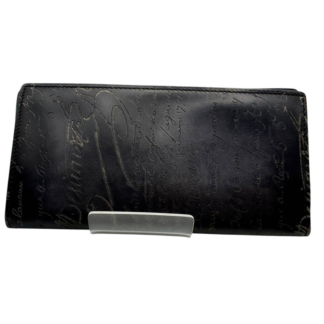 美品　ベルルッティ　長財布　サンタル　カリグラフィ　スクリットレザー　ブラック 楽天市場】【レア美品】ベルルッティ Berluti カリグラフィ サンタル