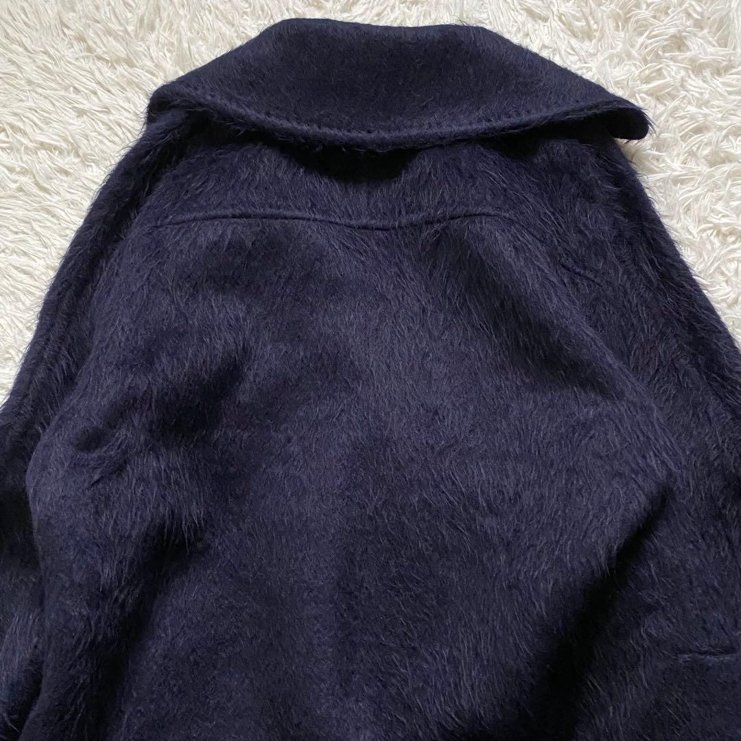 極美品□マックスマーラ クチートアマーノ 最高級 白タグ シャギー