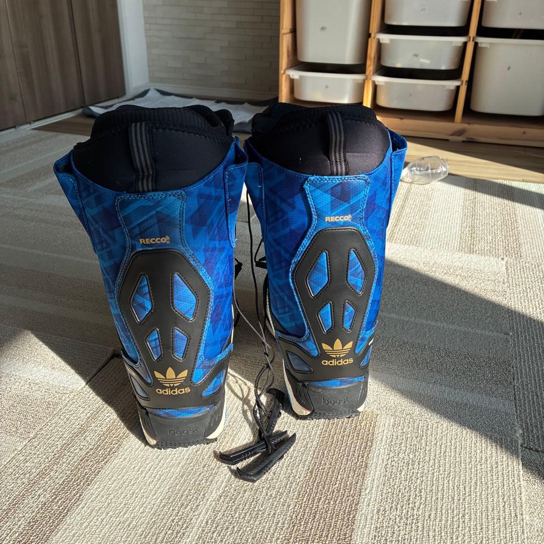 adidas スノーボードブーツ energy boost 27.5cm 青 - メルカリ
