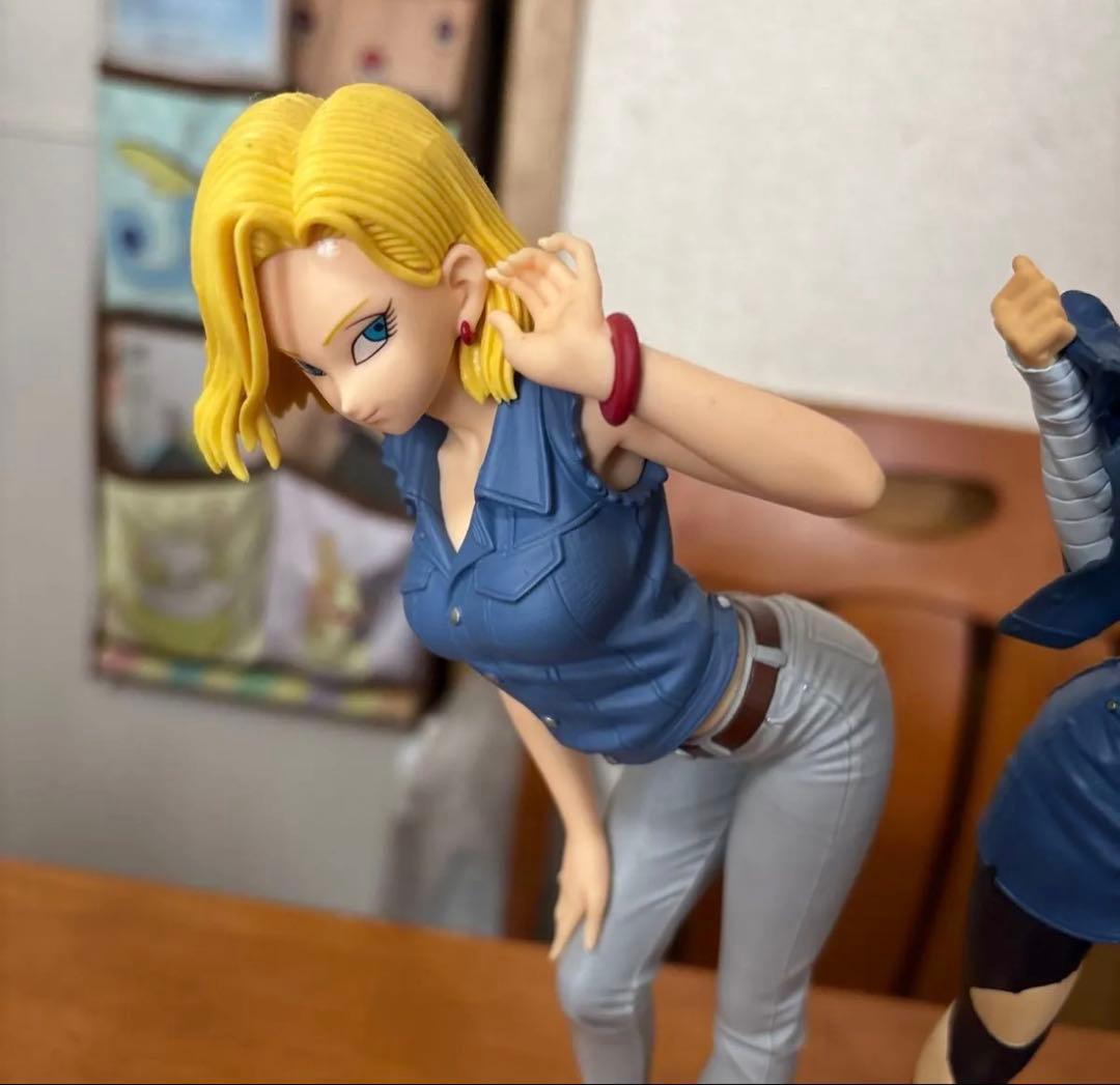 ドラゴンボール 18号フィギュア4点セット　GLITTER&GLAMOURS