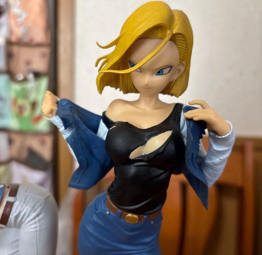 ドラゴンボール 18号フィギュア4点セット　GLITTER&GLAMOURS