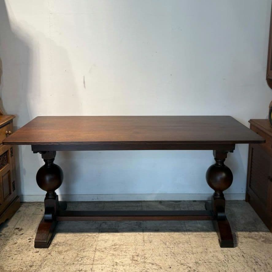 M○Ichiko様専用送料込イギリス バルボスレッグダイニングテーブル