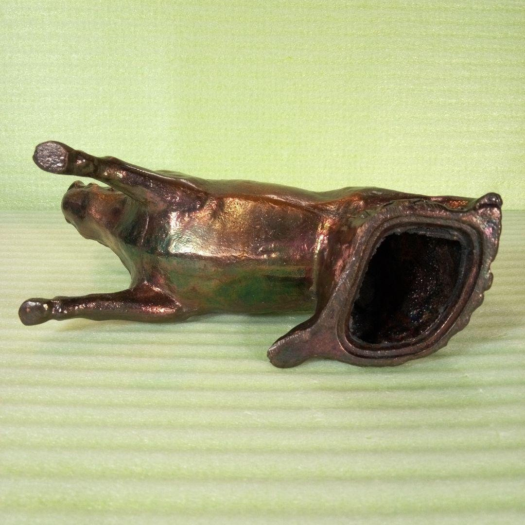 鉄の猪 イノシシ 猪 Wild boar 置物 金属工芸 インテリア - メルカリ