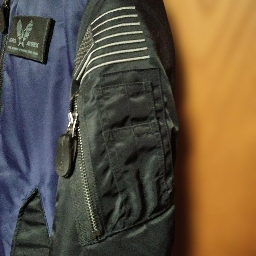 月末迄最終値下】AVIREX＆MSPGコラボ MA-1 バイカーズジャケット