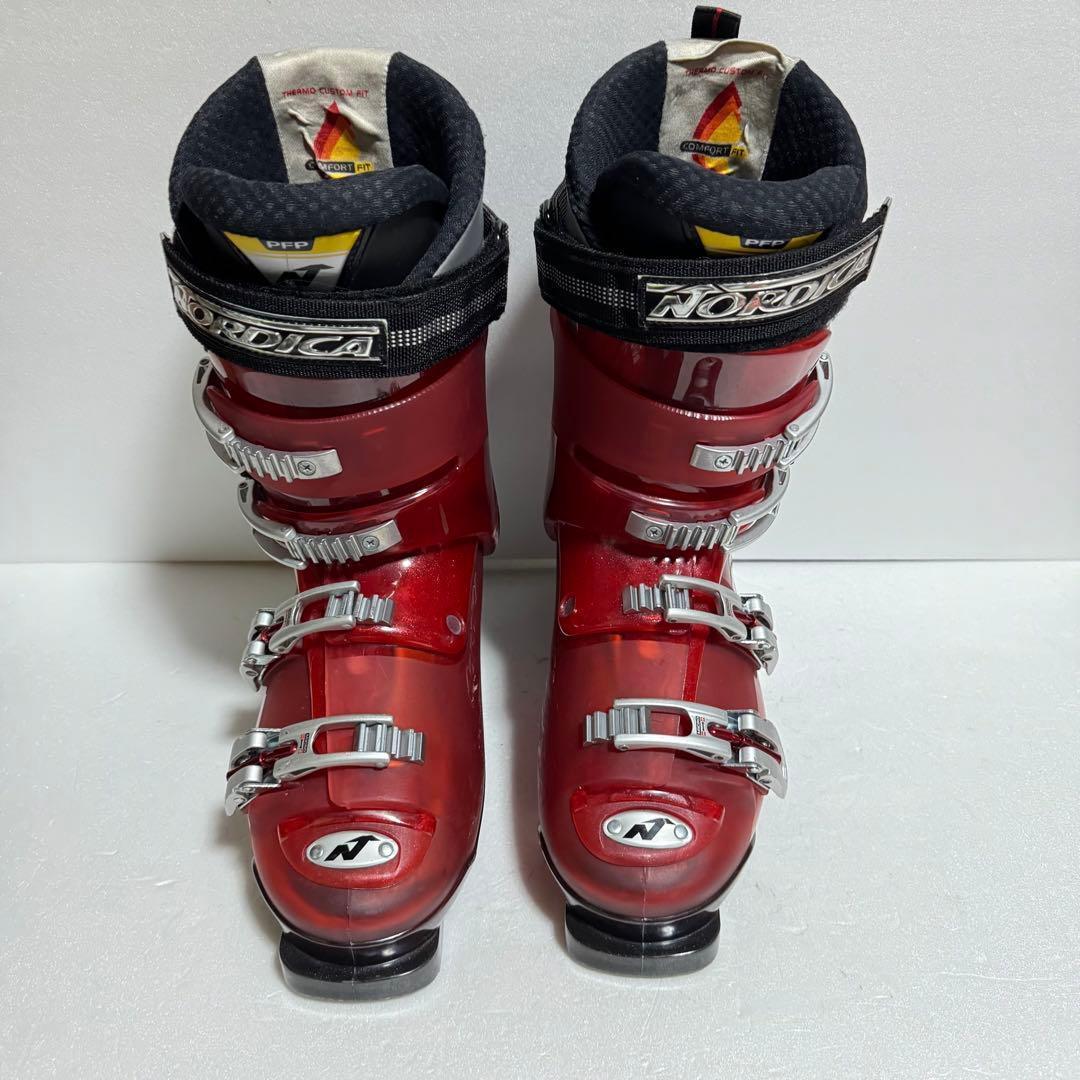 スキーブーツ 27CM27.5cm Nordicaレッド赤色初心者315mm - メルカリ