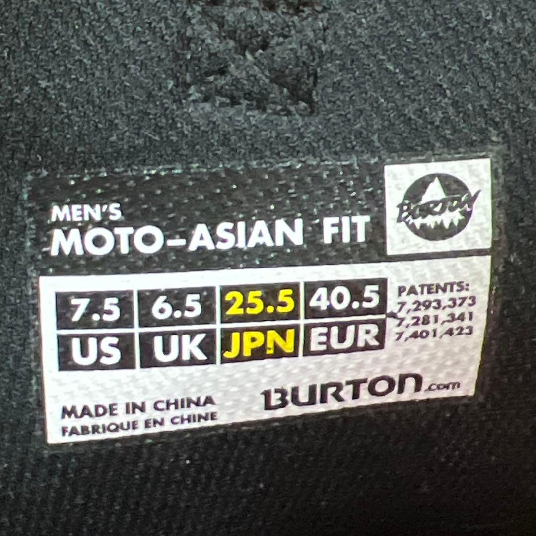 【美品_即日発送】BURTON MOTO-ASIAN FIT 25.5cm