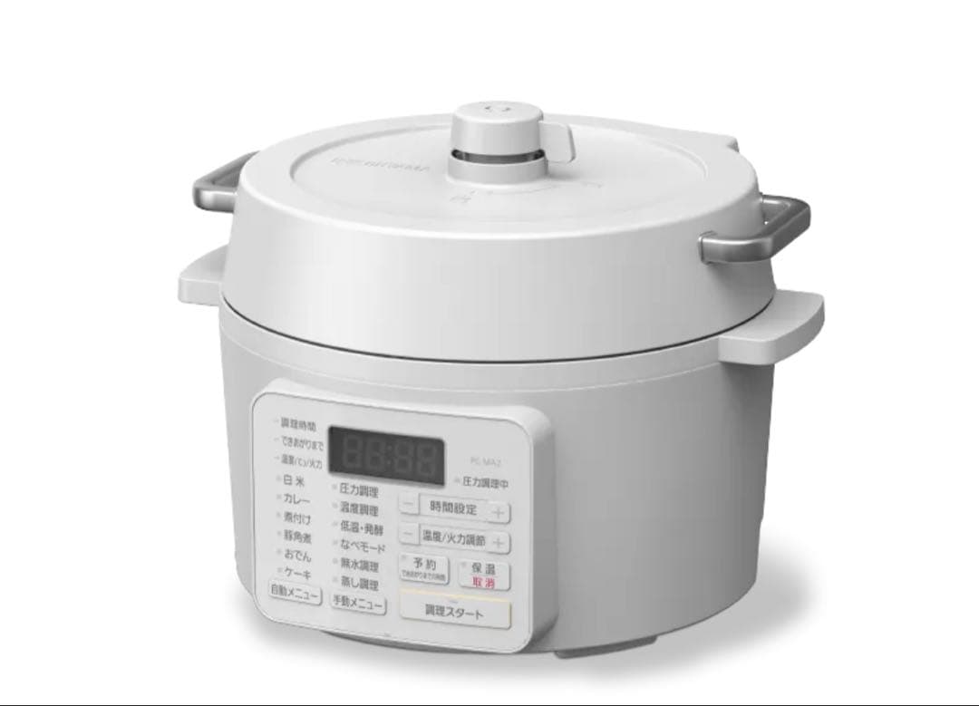 IRIS OHYAMA アイリスオーヤマ 電気圧力鍋 PC-MA2-W 2.2L