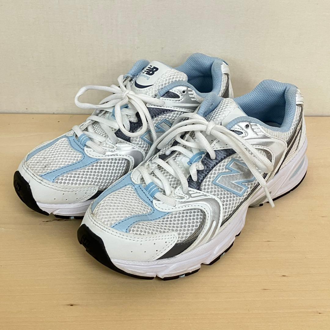ニューバランス MR530SGB スニーカー シルバー/ブルー 23.5 - メルカリ