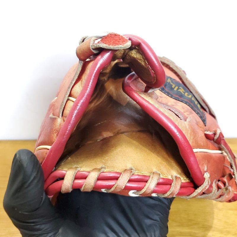 ミズノ 堀内恒夫モデル サイン刻印 ビンテージグラブ 投手用 軟式