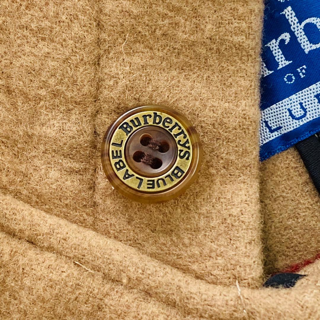 2505A 美品バーバリーロンドン ダッフルコート裏地ノバチェック ロング