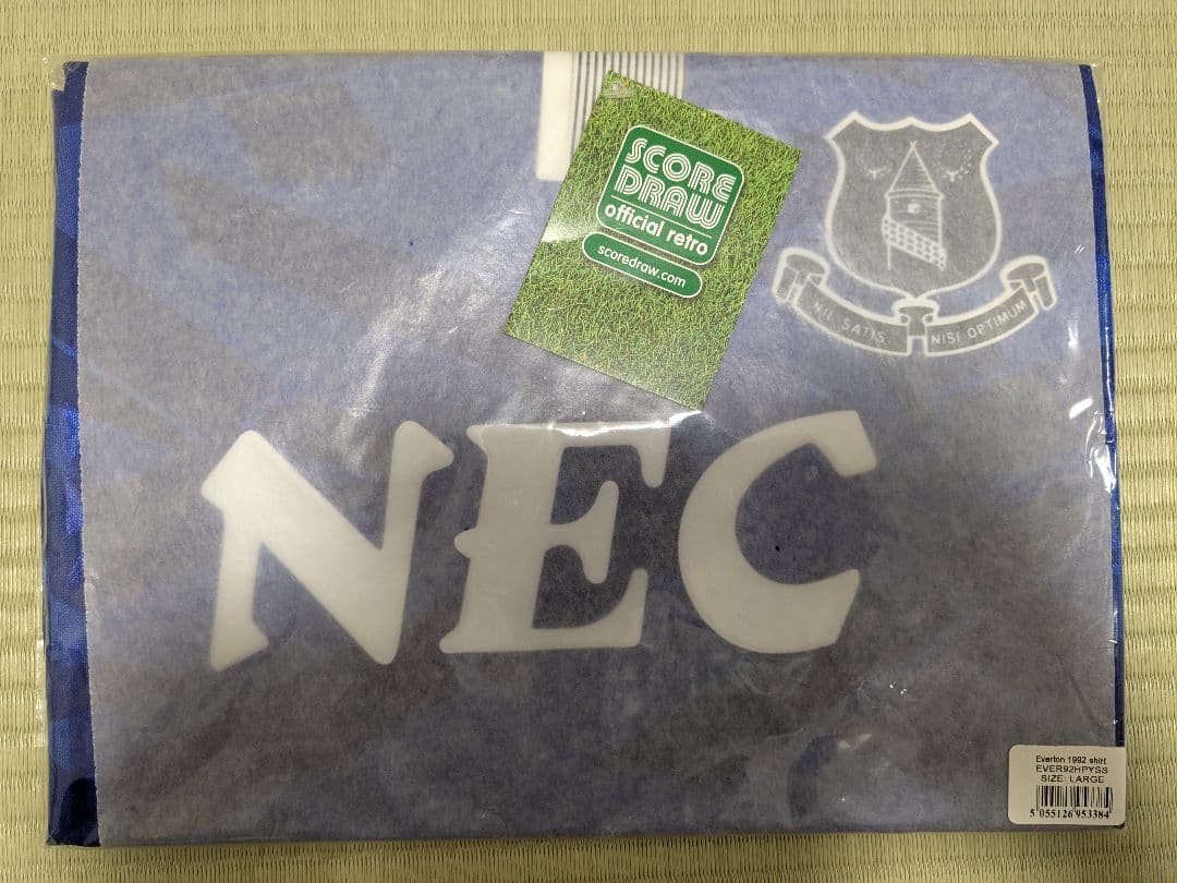 1992シーズン エバートン 復刻 ユニフォーム - メルカリ