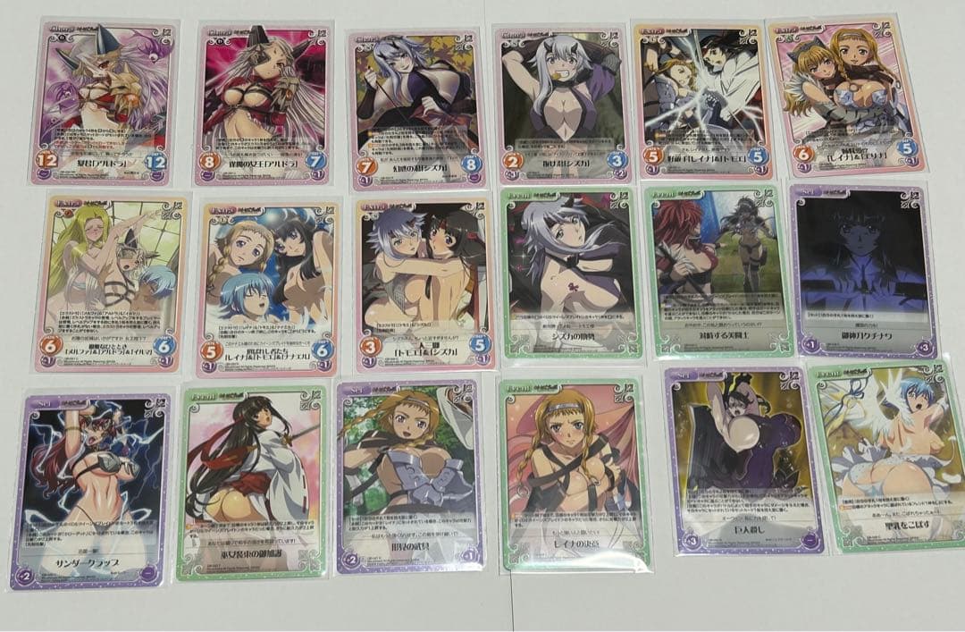 クイーンズブレイド　カオス　CHAOS　まとめ売りセット　レイナ　アイリ　メナス