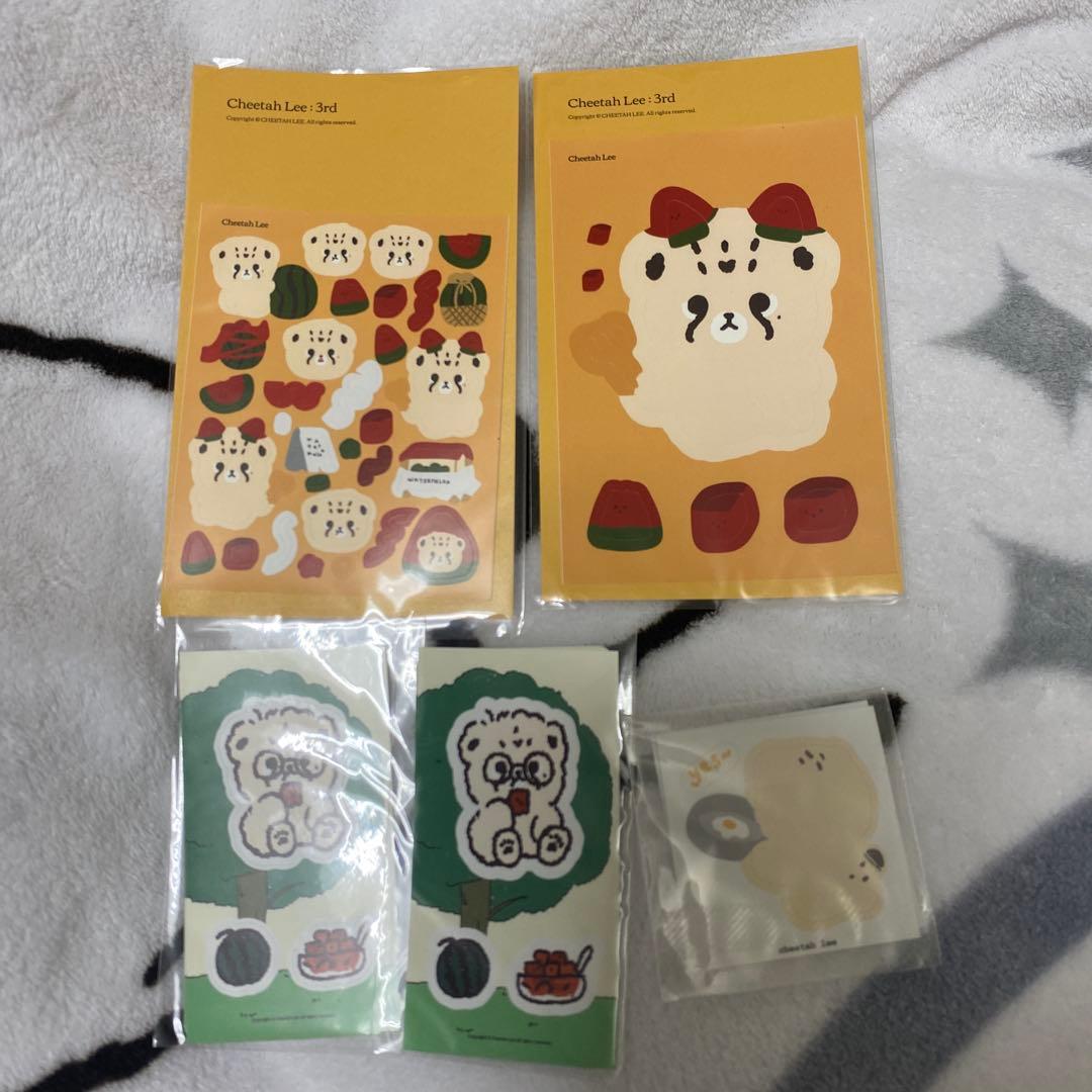 チーターリー 4点 +ステッカー