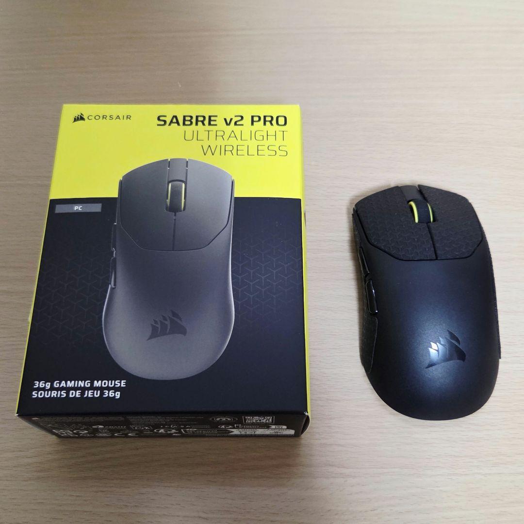 美品】Corsair SABRE v2 PRO 36g 超軽量ゲーミングマウス