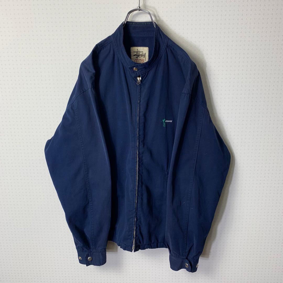 90s STUSSY スウィングトップ S ネイビー 刺繍 USA製 ゴルフ. - メルカリ