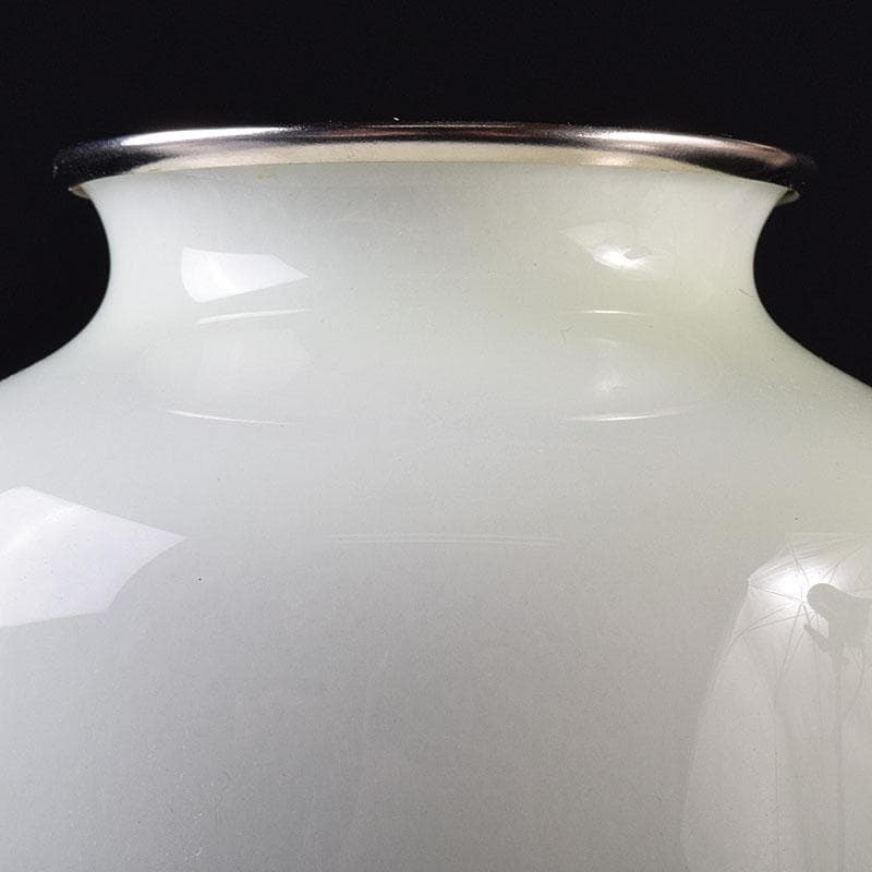 七宝焼 後藤七宝 後藤銅器店 花文 花瓶 書付箱 V R8181