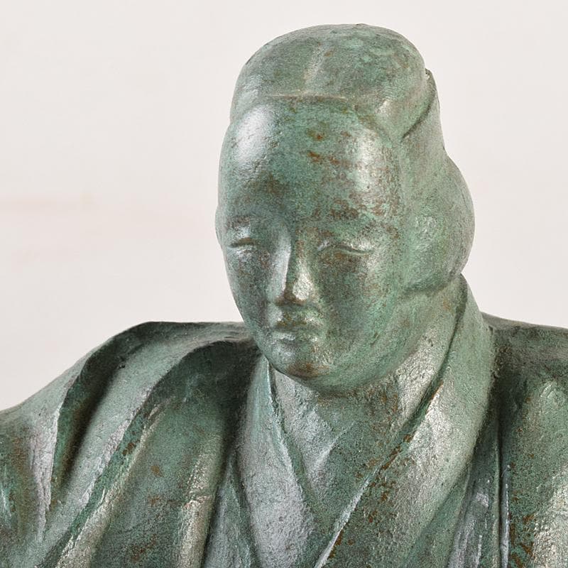 山本雲涛作 鋳銅 三井寺舞 原型 紺谷英儀 置物 共箱 M R7831 - メルカリ