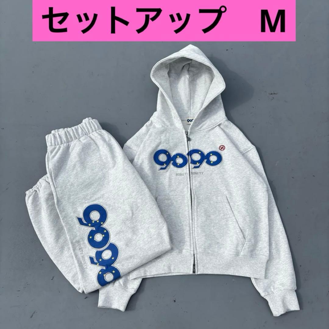 9090 OG Logo Assort Zip セットアップ heather - メルカリ