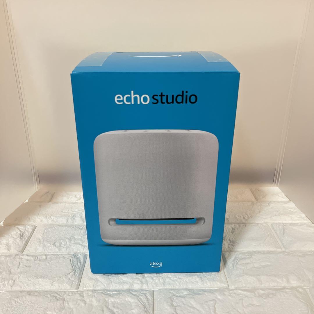 Echo Studio グレーシャーホワイト　エコースタジオ Amazon | Echo Studio - Echo史上最高音質のスマートスピーカー with