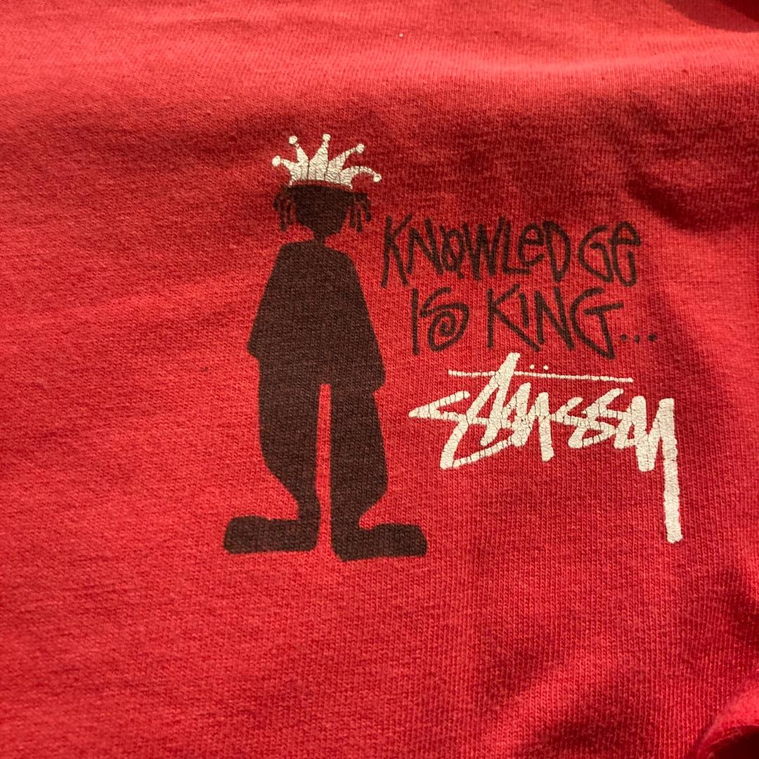 80s OLD STUSSY Tシャツ シャドーマン ラガマフィン 黒タグ - メルカリ