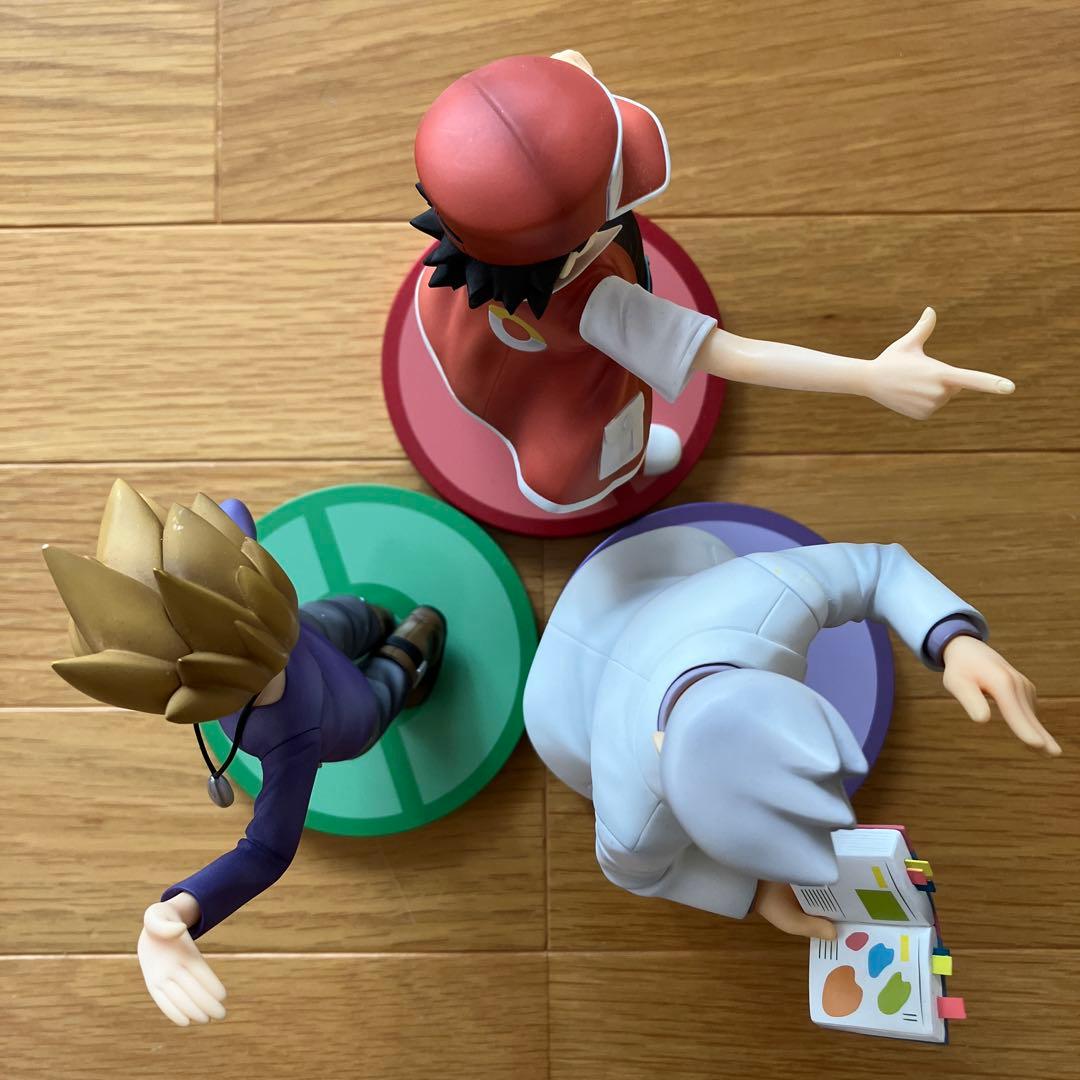 ポケモン ARTFX J レッド グリーン オーキド博士 フィギュア 3体