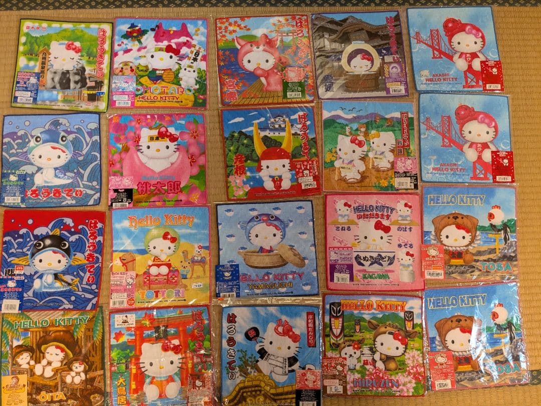 ご当地キティ　ナースキティ　ミニタオル 　企業コラボ　JRA　献血　大量約376