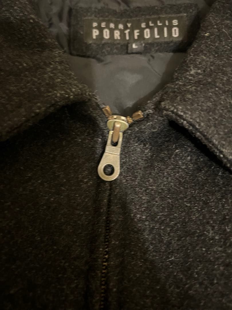 PERRY ELLIS PORT FOLIO ウールジャケット 短丈 ボックス - メルカリ