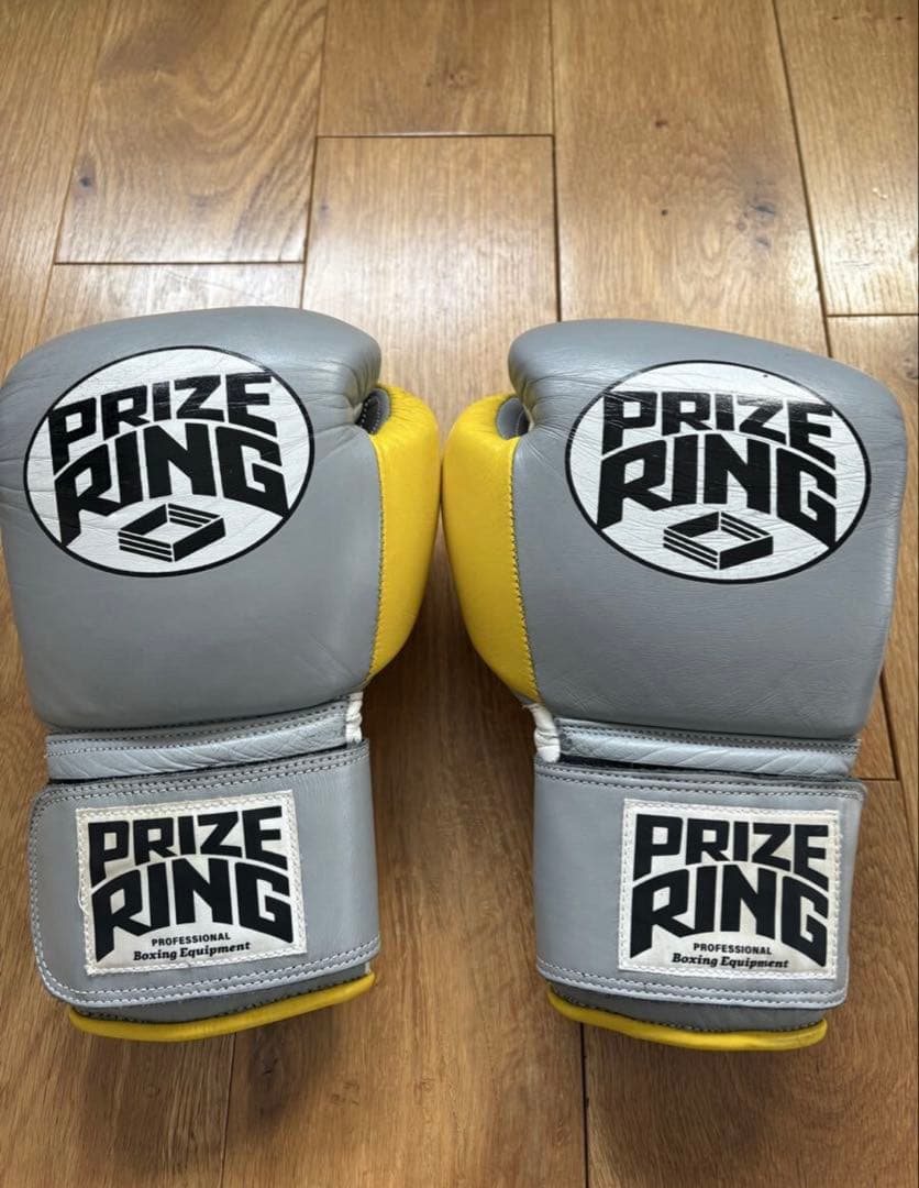 ボクシング PRIZE RING boxing gloves Grey/Yellow 8oz Amazon.co.jp: PRIZE RING Boxing Gloves 