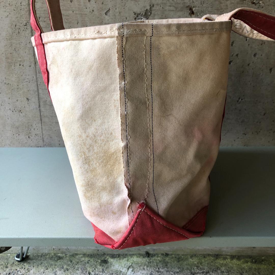 エルエルビーン トートバッグ 80s レッド 2色タグ ギザタグ Mサイズ