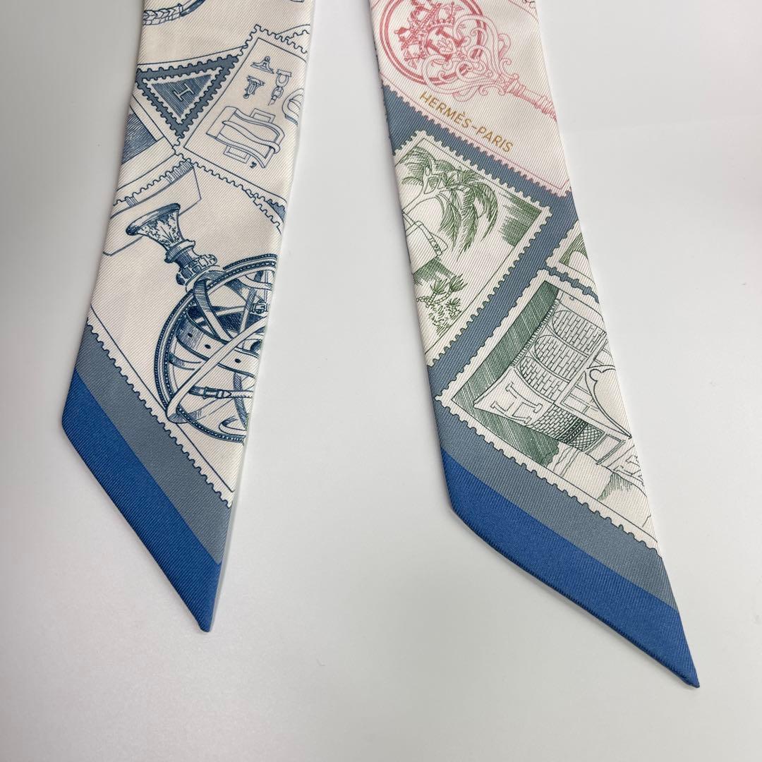 エルメス ツイリーTwilly 《フォーブルの切手愛好家》【新品未使用品