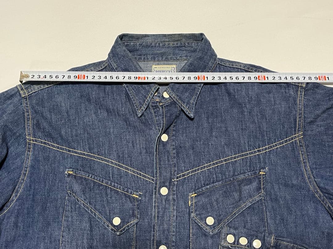 60s 白タグ SEARS ROEBUCKS デニムシャツ ウエスタン シアーズ - メルカリ