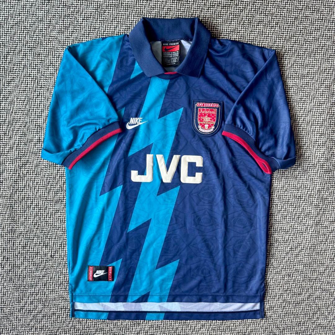 【希少アウェイモデル】アーセナル ９５／９６（A）JVC／襟付きモデル