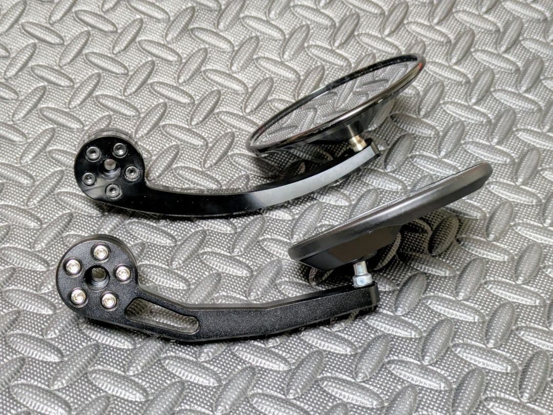 ハスクバーナ ヴィットピレン401専用 カーボン バーエンドミラー新品未