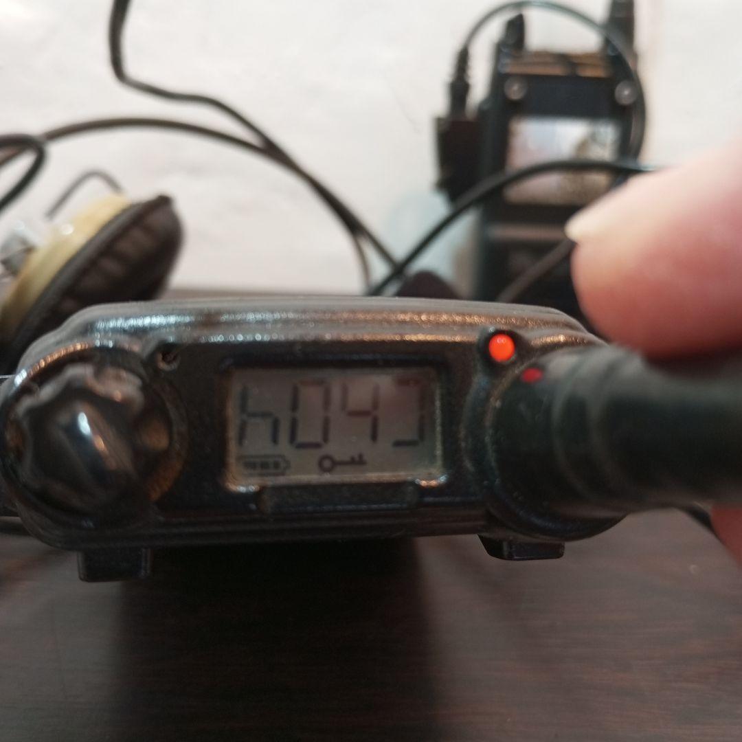 ICOM 同時通話無線機 IC -4855　ヘッドセット付き中古品