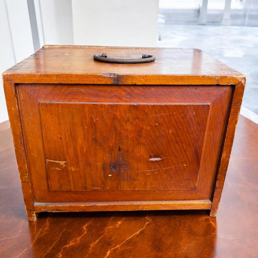 【珍品】 麻雀牌 骨董品 アンティーク 木箱 時代物 骨董