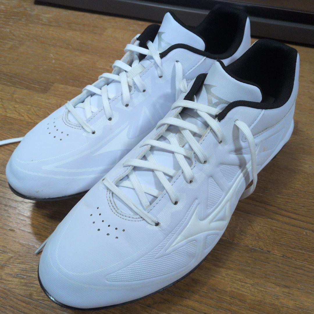 ホワイト 野球用スパイクシューズ 8675b87836db834063997d7eee83fc