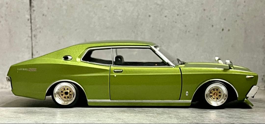 国産名車 1/24 日産 ローレル カスタム ガレージ ジオラマ ZⅡ
