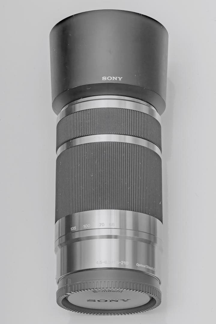 Sony E 55-210mm F4.5-6.3 OSS ズームレンズ シルバー