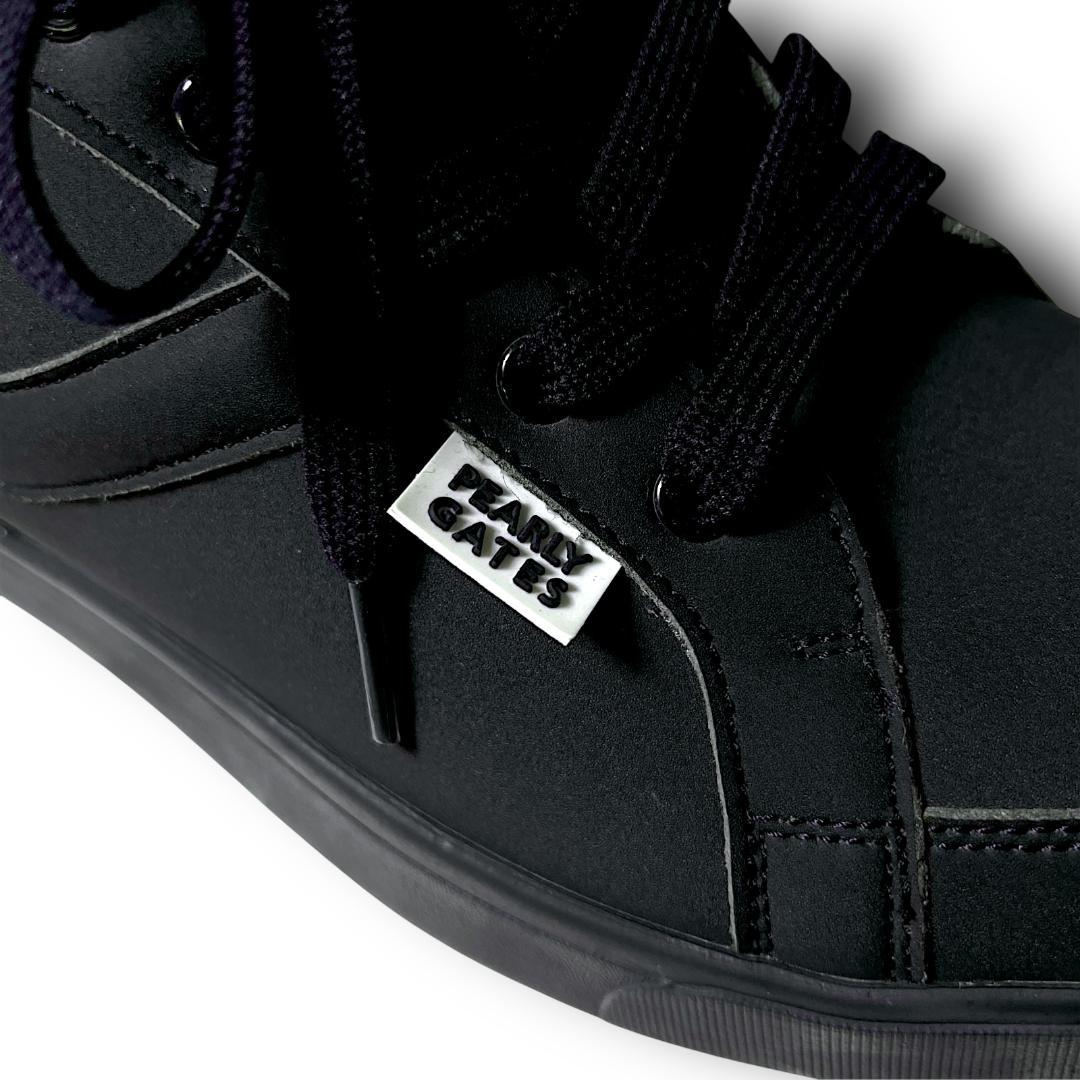 23.5cm パーリーゲイツ オールレザー スパイク ゴルフシューズ