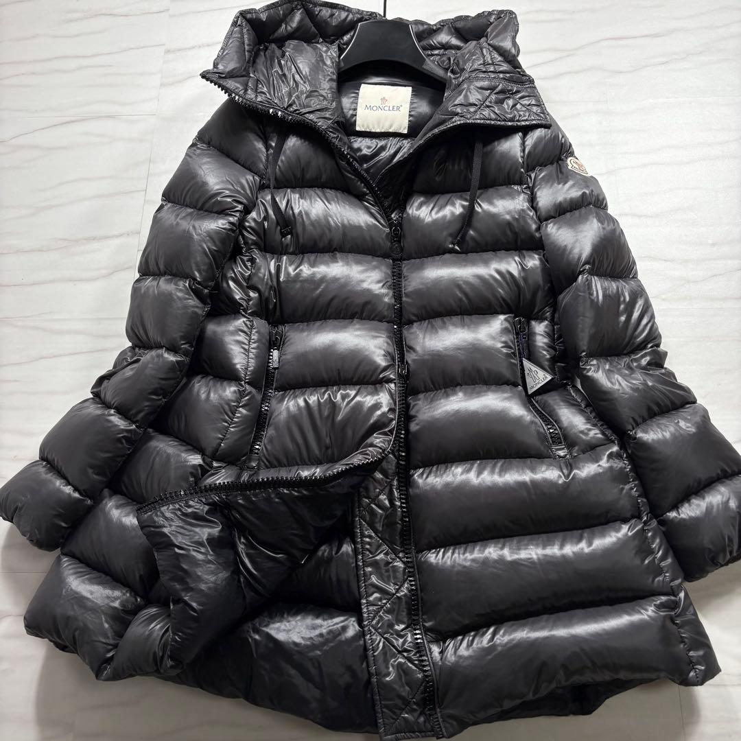 極美品】モンクレール SUYEN ダウンコート ブラック レディース 黒 S