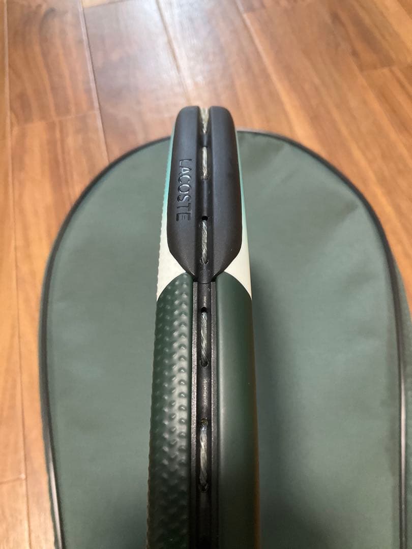 ラコステ LACOSTE L.20 ラケット 超美品 ナチュラル張上 ステンシル