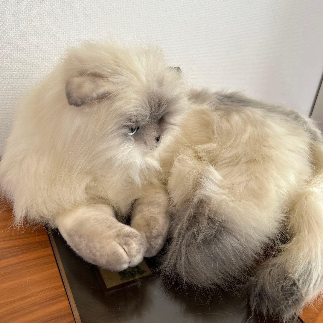 リアルな猫のぬいぐるみ　ヨシトク　YOSHITOKU ヒマラヤン　昭和レトロ