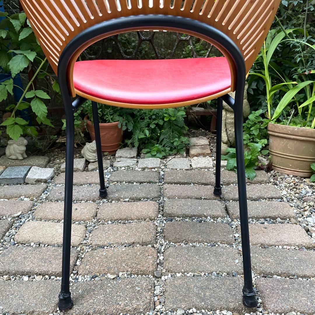 デンマーク フレデリシア 椅子 ナナディツエル 赤 ウェグナー 北欧