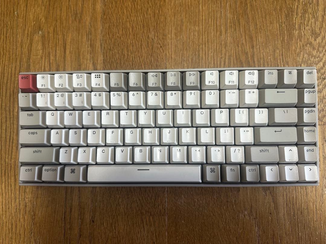 Keychron K2 Version2 コンパクト　英語　キーボード　赤軸 キーボード K2(V2)ノンバックライト(赤軸・英語配列) K2/V2-K1-US