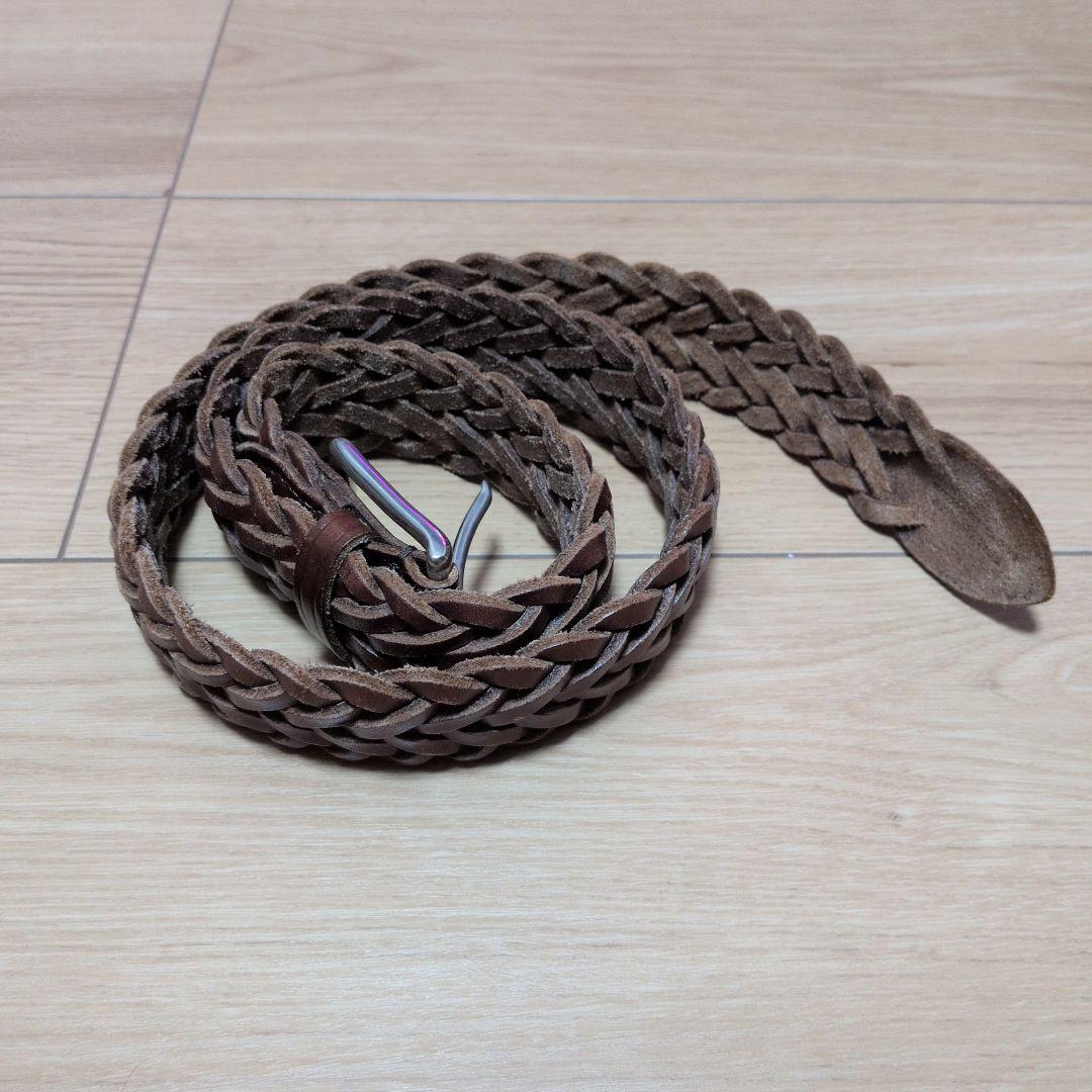 ホワイトハウスコックス WHC メッシュベルト サイズ：32/75 ブラウン 今だからの定番品＜Whitehouse Cox(ホワイトハウスコックス）>メッシュ