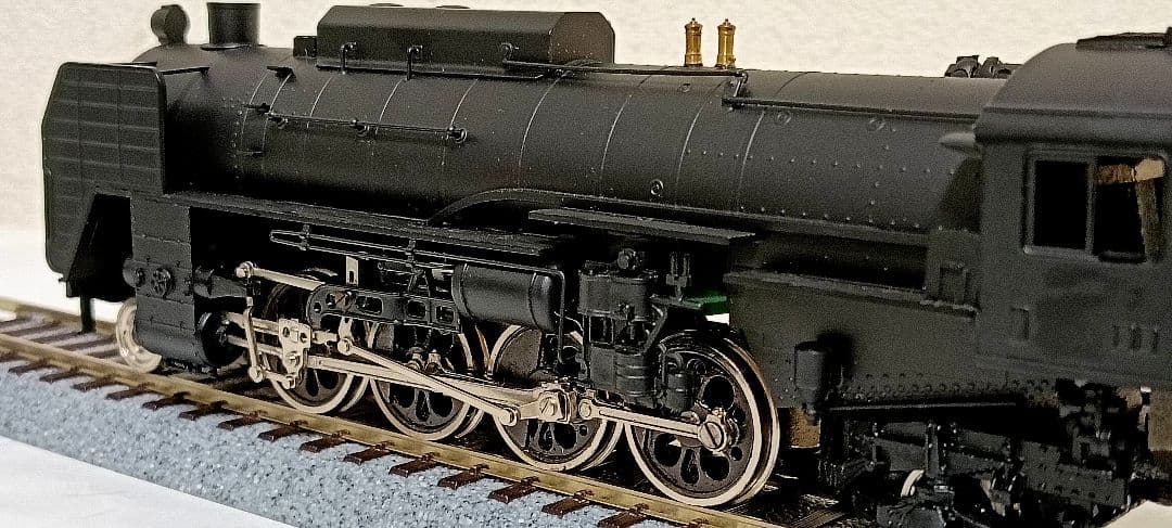 HOゲージ 天賞堂アダチ D52蒸気機関車 戦時型、メンテナンス済 - メルカリ