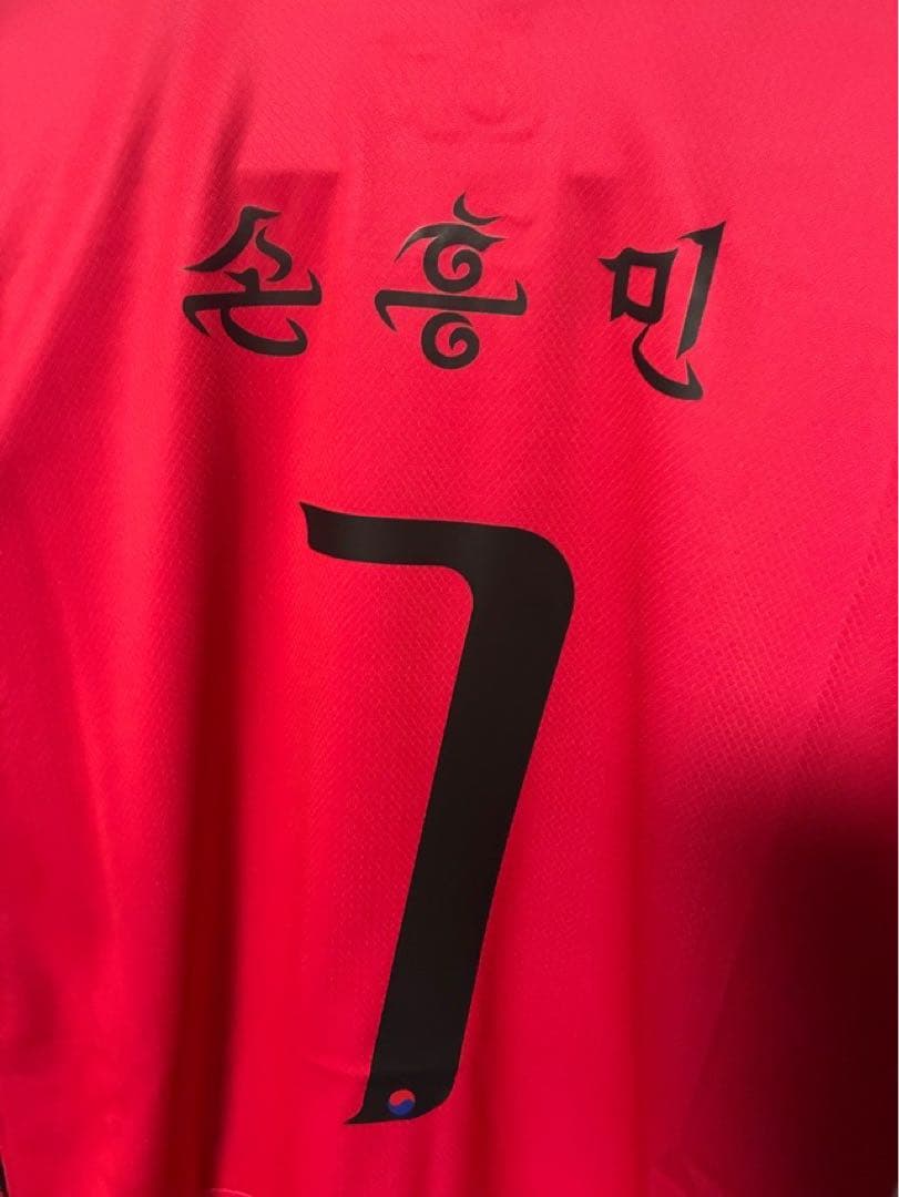 韓国代表 ブラジル戦 ハングル文字 ユニフォーム 新品 XXL