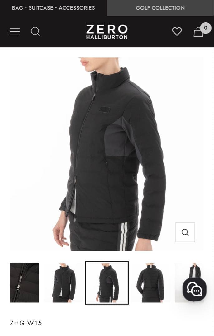 新品未使用】ゼロハリバートン GOLFパデッドブルゾン